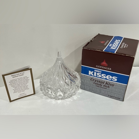 Hersheys Chocolate Crystal Candy Dish - Picture 1 of 1